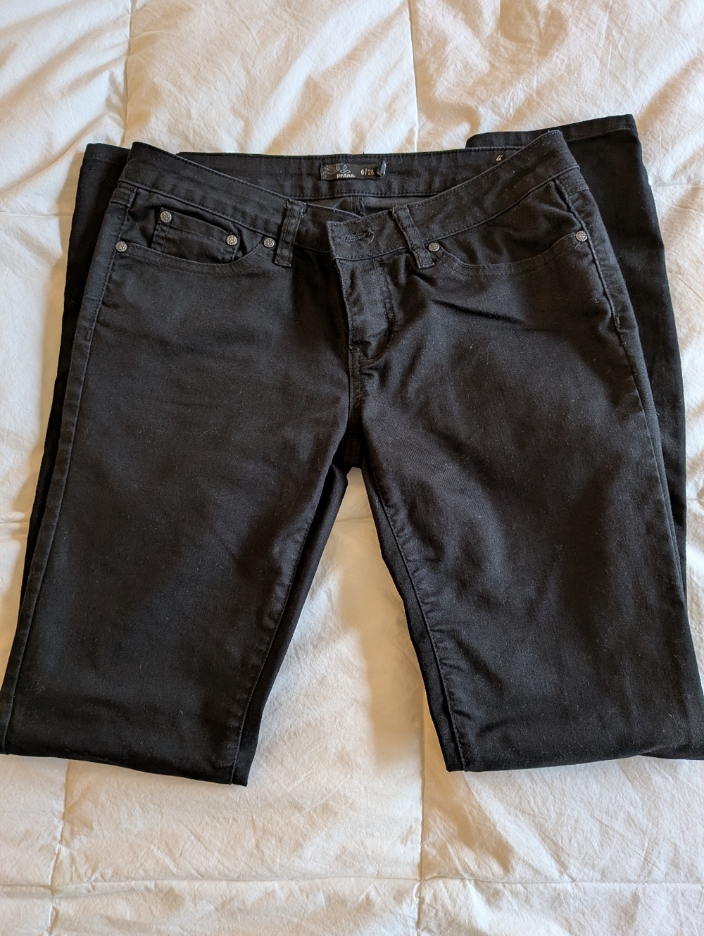 Women's Prana Black Jeans Size 6/28